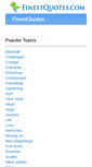 Mobile Screenshot of finestquotes.com